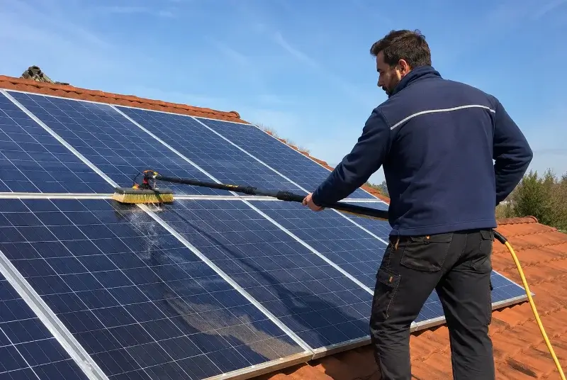 Nettoyage et entretien de panneaux solaires à Lacombe