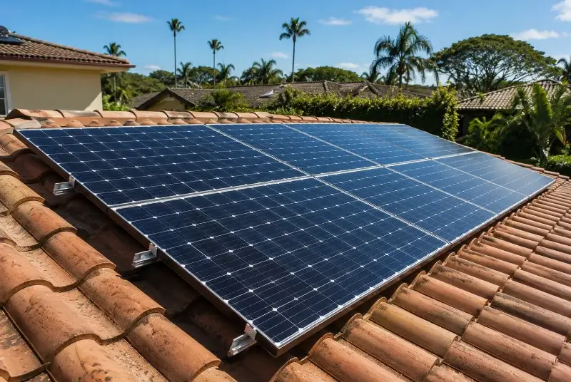 Installation de panneaux solaires à Lacombe